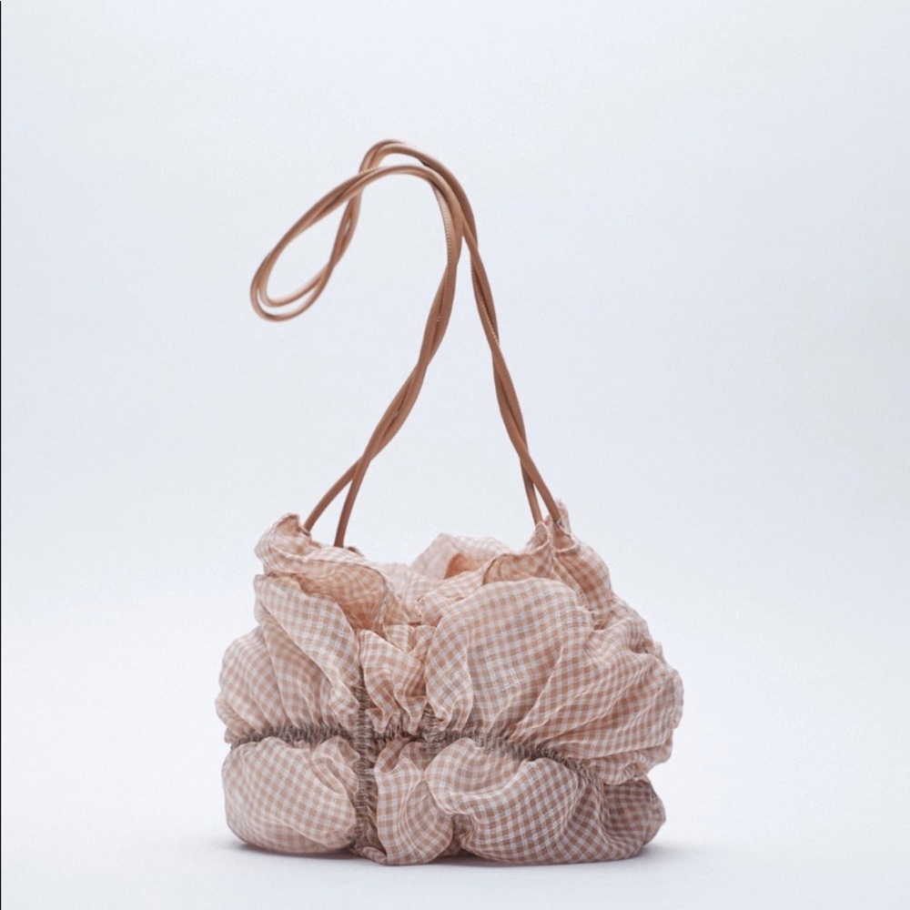 Zara Gingham Organza Bag (New with tag)